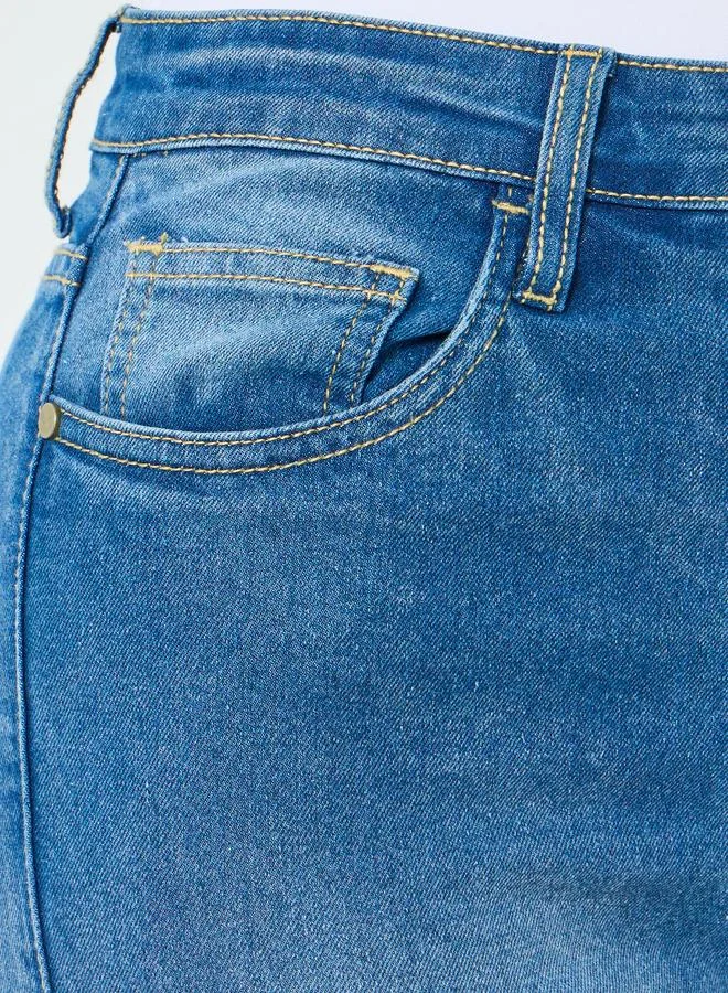 Styli Women Blue High Rise Skinny Jeans